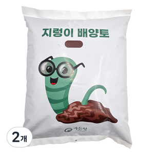 가든잇 깨끗한 지렁이 배양토, 2개, 30L