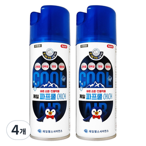 제일헬스사이언스 파프쿨 에어 뿌리는파스 180ml, 4개, 1개입