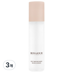 보나쥬르 EGF 타임 리커버리 마이크로 에센스, 130ml, 3개