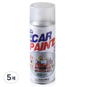 일신 자동차 전용 칼라 스프레이 프라이머, 200ml, 5개