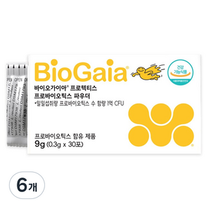 바이오가이아 프로텍티스 프로바이오틱스 파우더 30p, 9g, 6개