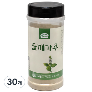 우영식품 들깨가루, 200g, 30개