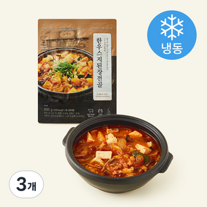 신세계푸드 우정 한우 스지 된장전골 (냉동), 600g, 3개