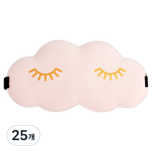 KODACHIEF 데일리 감각적인 수면안대 베이비 파우더 속눈썹 20 x 10.5 cm, 25개