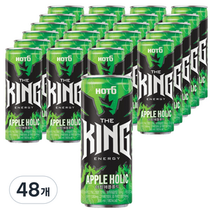 핫식스 더킹 애플홀릭, 355ml, 48개
