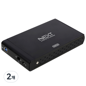 넥스트유 3.5형 USB 3.0 SATA 하드 케이스, NEXT-350U3, 2개