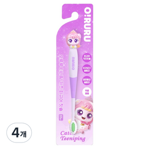 오루루 캐치티니핑 피규어 칫솔, 아름핑 퍼플, 1개입, 4개