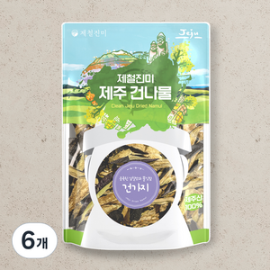 제철진미 응축된 감칠맛과 쫄김함 제주산 건가지, 6개, 50g
