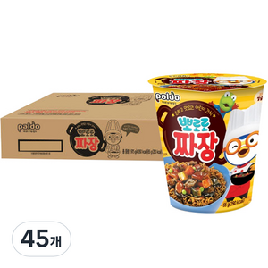 팔도 뽀로로 짜장 컵라면, 45개