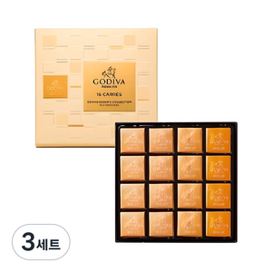 고디바 까레 어쏘트먼트 컬렉션 밀크 16p, 87g, 3세트