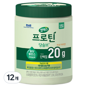 셀렉스 식물성 프로틴 당솔브 미숫가루맛, 266g, 12개