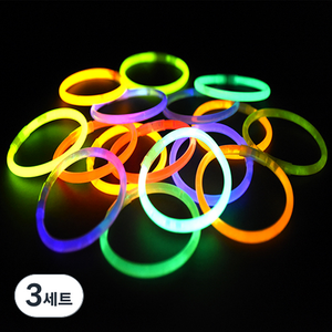 파티해 야광팔찌 5종 x 20p, 혼합색상, 3세트