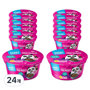 푸디버디 까망짜장면 컵, 91g, 24개