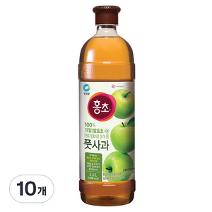 홍초 풋사과 식초, 1.5L, 10개