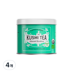 쿠스미티 아몬드향루이보스 메탈틴, 100g, 1개입, 4개