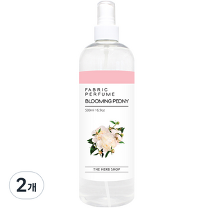 더허브샵 섬유 향수 본품 블루밍피오니, 500ml, 2개