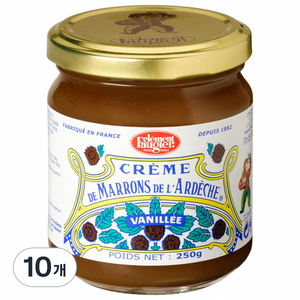 크렘드마롱 밤잼 자, 250g, 10개