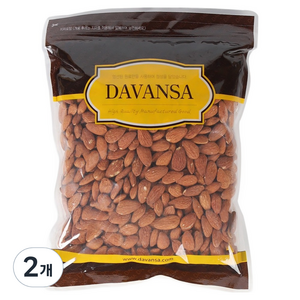 다반사 볶은아몬드, 1kg, 2개