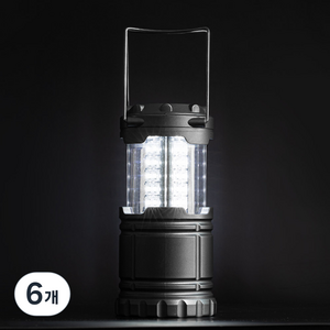 로티캠프 30LED 슬라이드 랜턴, 실버, 6개