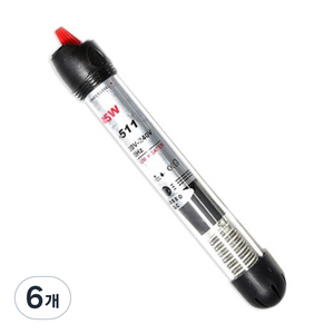 리글라스 수족관 미니 히터 25w X-511, 6개
