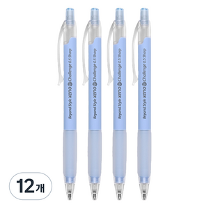 제노 챌린지 샤프 하늘, 0.5mm, 12개
