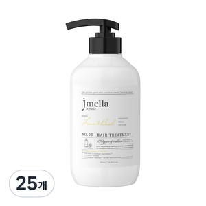 제이멜라 인 프랑스 라임 앤 바질 헤어 트리트먼트 시트러스향, 25개, 500ml
