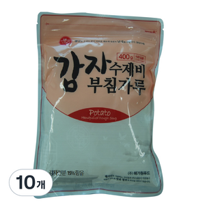 해가원 감자 수제비 부침가루, 400g, 10개
