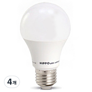 HiPPO 빅토리 LED 전구 14W E26, 주광색, 4개