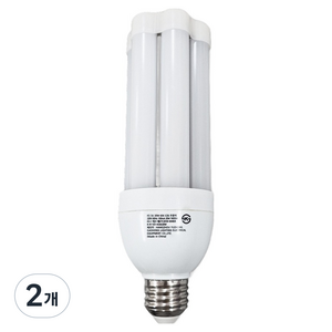 블링라이트 LED VO 삼파장 대체 EL램프 불투명 20W, 주광색, 2개