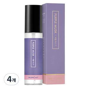 멈칫 섬유향수, 퍼플 머스크, 70ml, 4개