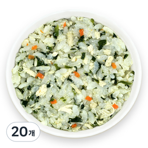 짱죽 유아용 실온 이유식 완료기 아기밥, 치킨시금치밥, 160g, 20개