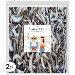 마켓니드 건표고버섯 슬라이스, 500g, 2개