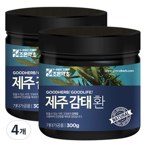 조은약초 프리미엄 감태환, 300g, 4개