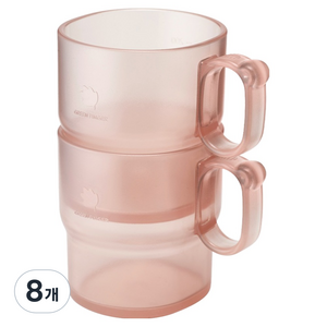 베베그로우 아동용 그린핑거 에코젠 트레이닝컵, 베이지, 8개, 200ml