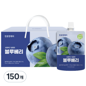 하루활력 상큼하고 달콤한 블루베리즙, 70ml, 150개