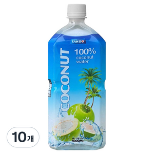 탄도 코코넛 워터, 1L, 10개