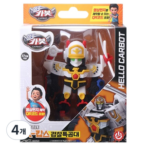 초이락 헬로카봇 리틀 K 캅스 피규어, 혼합색상, 4개