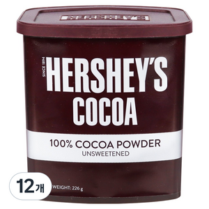 허쉬 코코아 파우더, 12개, 226g, 1개입