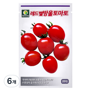 다농 레드벨방울토마토 씨앗 20p, 6개