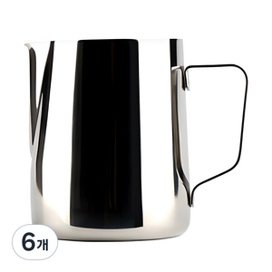 스팀피쳐 600ml, 혼합색상, 6개