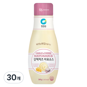 청정원 갈릭치즈 마요소스, 300g, 30개