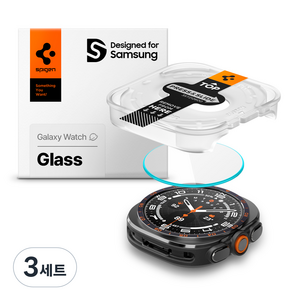 슈피겐 글라스 tR 이지핏 보호필름 AGL11758 2p 세트, 3세트