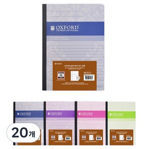 OXFORD 일본식 펴노트 A5 50매, 랜덤발송, 20개