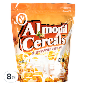 씨알로 정성드린 아몬드프레이크, 1.2kg, 8개