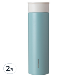 락앤락 슬림핏 스크류 텀블러, 2개, 400ml, 민트