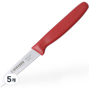 기셀 모양과도 8cm 8305sp-8r, 레드, 5개