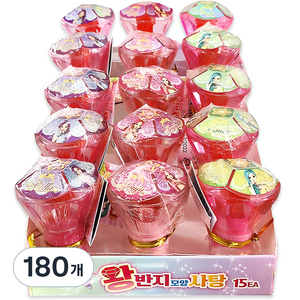 시크릿쥬쥬 왕반지 모양 사탕, 6g, 180개