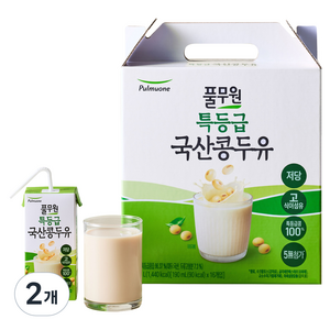 풀무원 특등급 국산콩 두유, 190ml, 32개