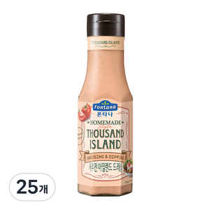 폰타나 사우전 아일랜드 드레싱, 250g, 25개
