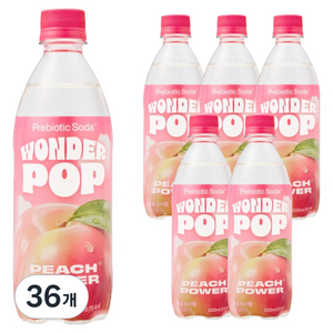 클룹 원더팝 프리바이오틱스 피치파워, 36개, 500ml